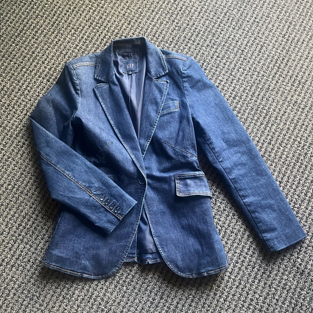 Gap denim blazer - NWOT